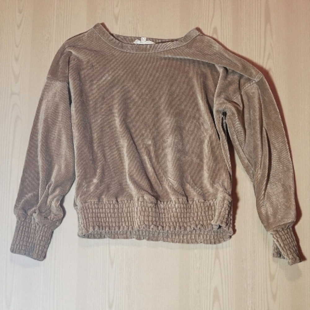 Velvet Long Sleeve Sweater